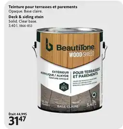 Home Hardware Deck & siding offer