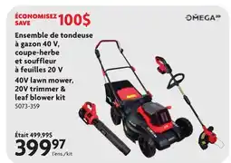 Home Hardware 20 V 40V lawn mower, 20V trimmer & leaf blower kit offer