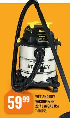 Canac Wet and Dry Vacuum 4 HP offer