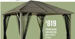 Canac Tofino Beige Sun Shelter offer
