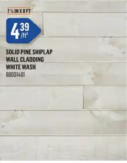 Canac Solid Pine Shiplap Wall Cladding offer