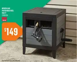 Canac NeverLeak Patio Hose Reel 100 ft offer