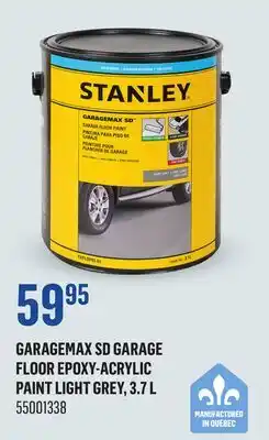 Canac Garagemax SD Garage Floor Epoxy-Acrylic Paint Light Grey, 3.7L offer