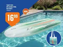 Canac Tahiti Tote Inflatable Pool Mattress offer
