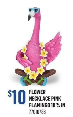 Canac Flower Necklace Pink Flamingo 103/4in offer