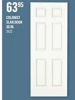 Canac Colonist Slab Door offer