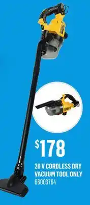 Canac 20 V Cordless Dry Vacuum Tool Only offer