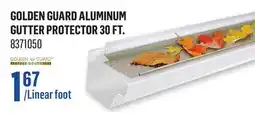 Canac Golden Guard Aluminum Gutter Protector 30 ft offer