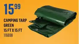 Canac Camping Tarp Green 15ftx15ft offer