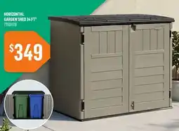 Canac Horizontal Garden Shed 34 ft³ offer
