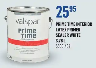 Canac Prime Time Interior Latex Primer Sealer White offer