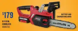 Canac 18 V 10 in. Cordless Chain Saw offer