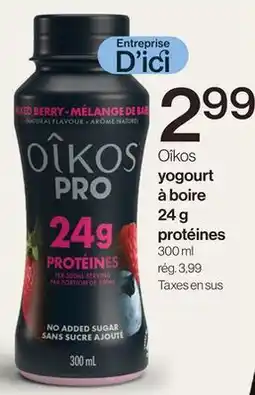 Avril Yogourt à boire 24 g protéines offer