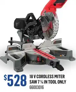 Canac 18 V Cordless Miter Saw 71/4in Tool Only offer