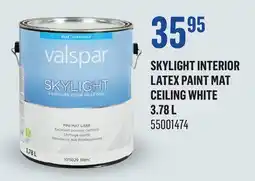 Canac Skylight Interior Latex Paint Mat Ceiling White offer