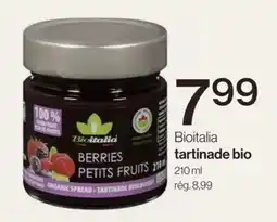 Avril Bioitalia tartinade bio offer