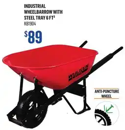 Canac Industrial Wheelbarrow with Steel Tray 6ft³ offer