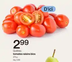 Avril Tomates raisins bios offer