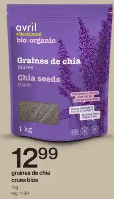 Avril Graines de chia crues bios offer