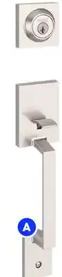 RONA Weiser Amador Satin nickel Handlesets offer