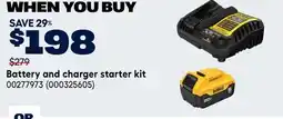 RONA Battery and charger starter kit offer