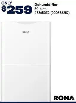 RONA RONA Dehumidifier 50-pint offer