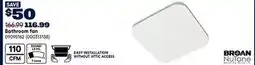 RONA Broan Bathroom fan offer