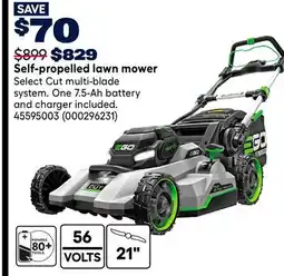 RONA EGO POWER+ Self-propelled lawn mower offer
