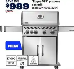 RONA Rogue 525 propane gas grill offer