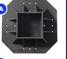 RONA Cross-shaped deck block Black offer