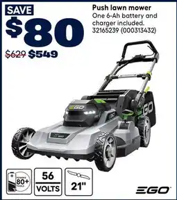 RONA EGO Push lawn mower offer