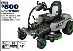 RONA EGO Power+ Lawn tractor offer