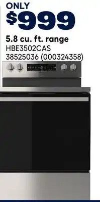 RONA Hisense 5.8 cu. ft. range offer