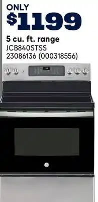 RONA GE 5 cu. ft. range offer