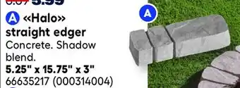 RONA Halo straight edger, 5.25 x 15.75 x 3 offer