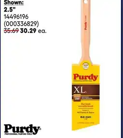 RONA PURDY paint brushes offer