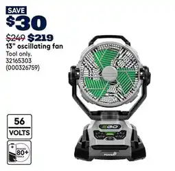 RONA EGO 13 oscillating fan offer