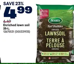 RONA Scotts Enriched lawn soil 25-L offer