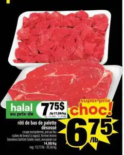Super C RÔTI DE BAS DE PALETTE DÉSOSSÉ offer