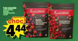 Super C IRRESISTIBLE FROZEN FRUITS offer