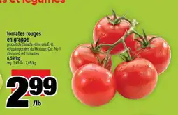 Super C TOMATES ROUGES EN GRAPPE offer