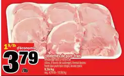 Super C CÔTELETTES DE PORC FRAIS offer