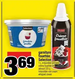 Super C garniture fouettée Selection offer