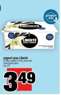 Super C YOGOURT GREC LIBERTÉ offer