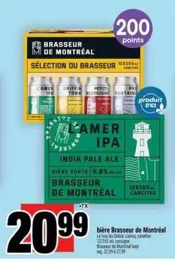 Super C bière Brasseur de Montréal offer