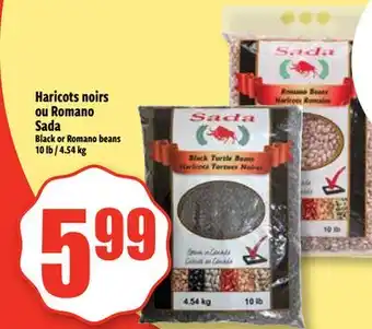 Bonanza Black or Romano beans offer