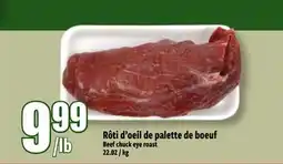 Bonanza Rôti d'oeil de palette de bœuf offer