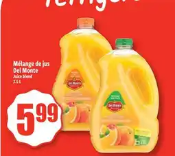 Bonanza Mélange de jus Del Monte offer
