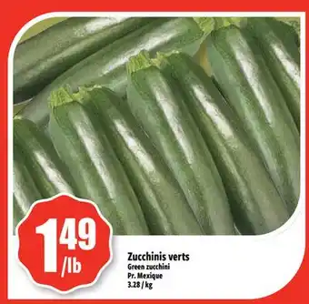 Bonanza Green zucchini offer