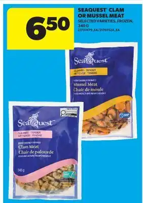 Real Canadian Superstore SEAQUEST CLAM OR MUSSEL MEAT offer
